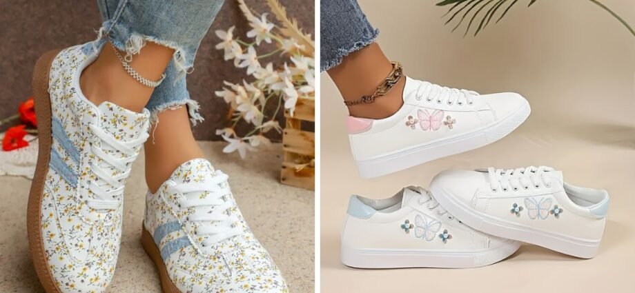 shop floral sneakers nearby