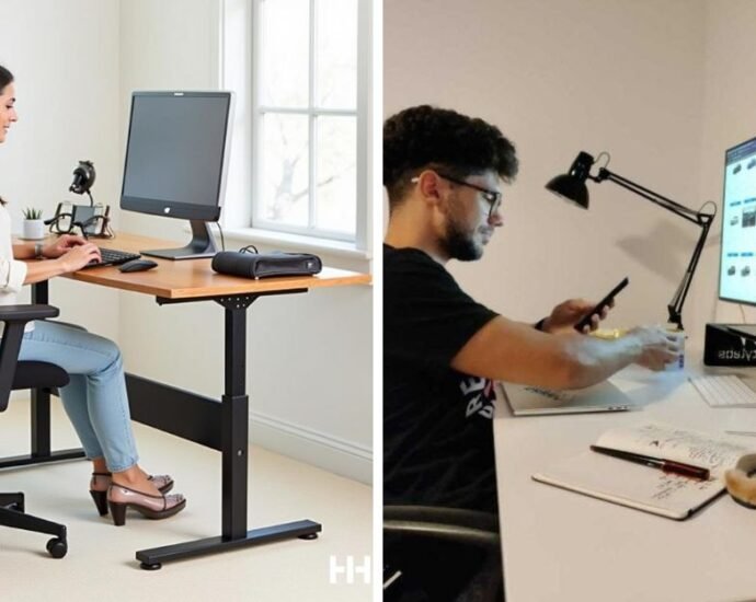 remote work setup
