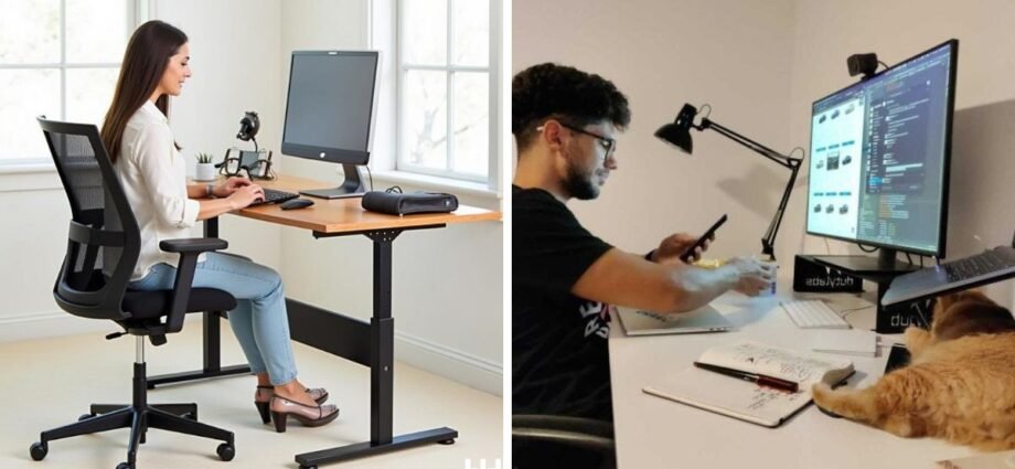 remote work setup