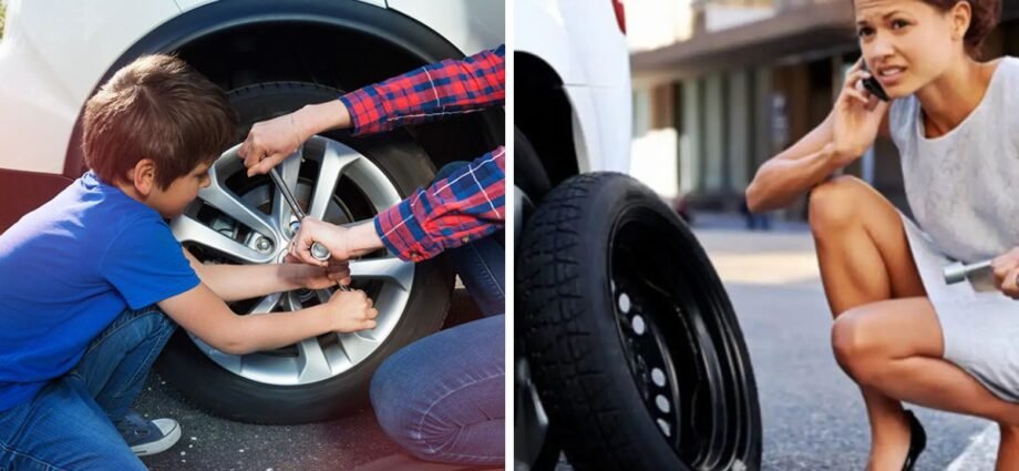 how to change a tire