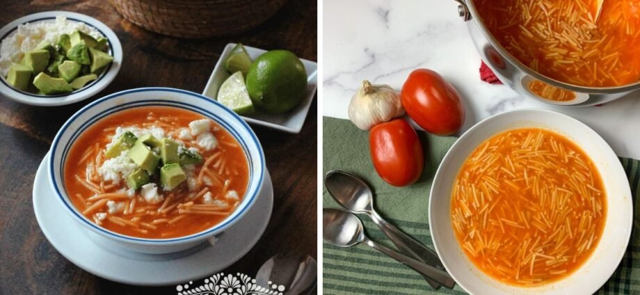 sopa de fideo