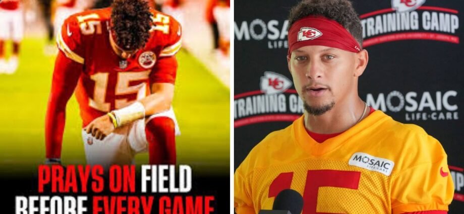 patrick mahomes asking for prayers