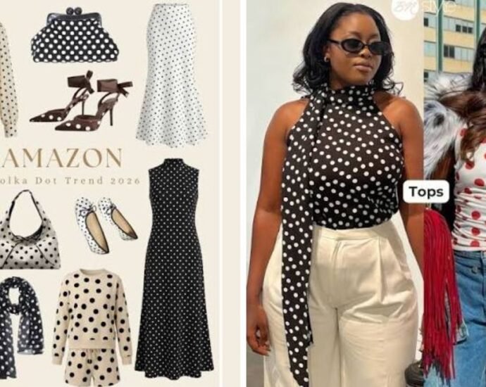 polka dot set