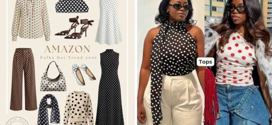 polka dot set