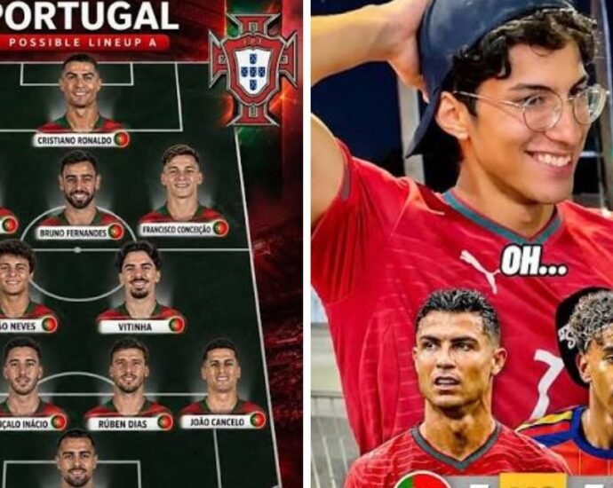 portugal national football team vs spain national football team lineups