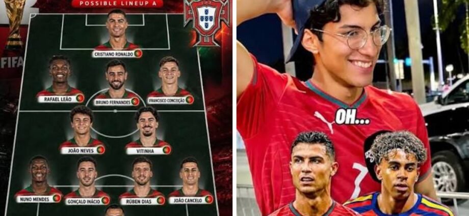 portugal national football team vs spain national football team lineups