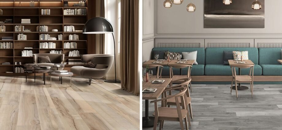 Luxury vinyl plank flooring