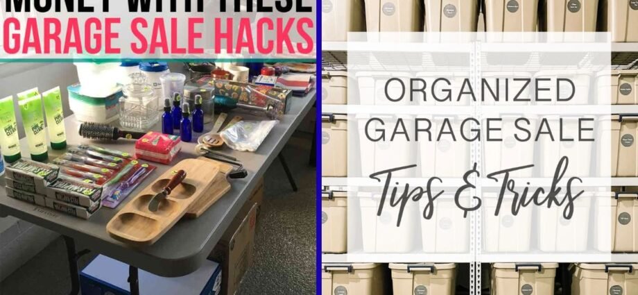 garage sales
