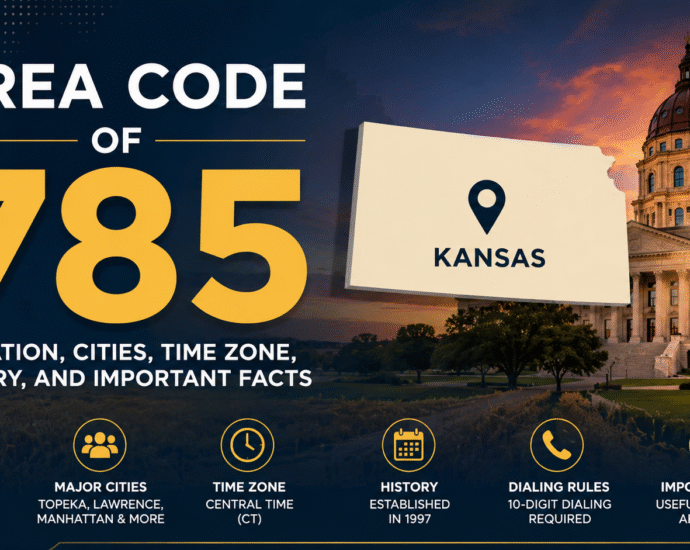 Area Code Of 785