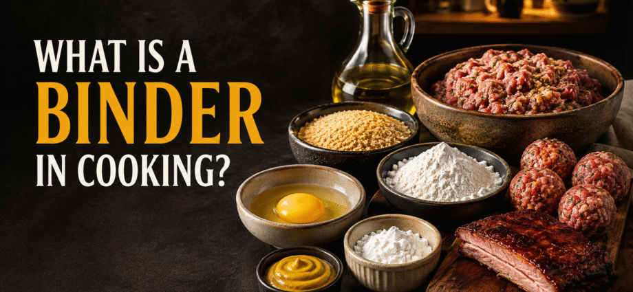 what is a binder in cooking