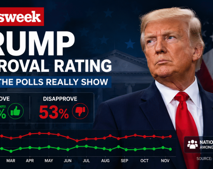trump approval rating newsweek