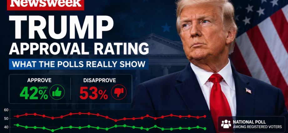 trump approval rating newsweek