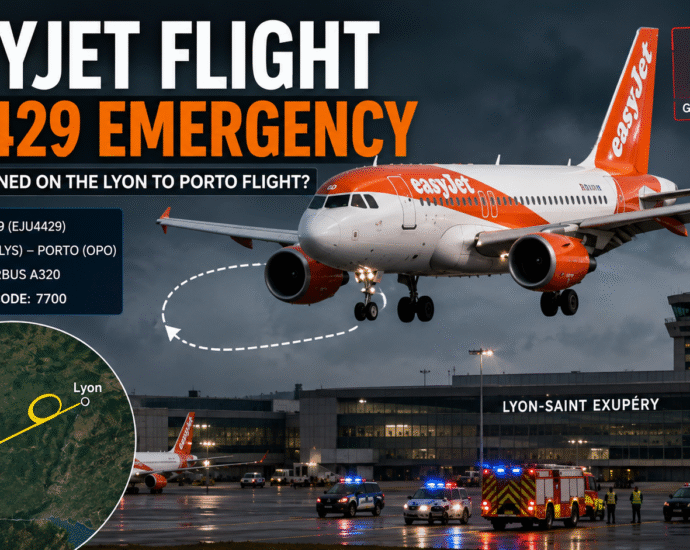 easyjet flight u24429 emergency